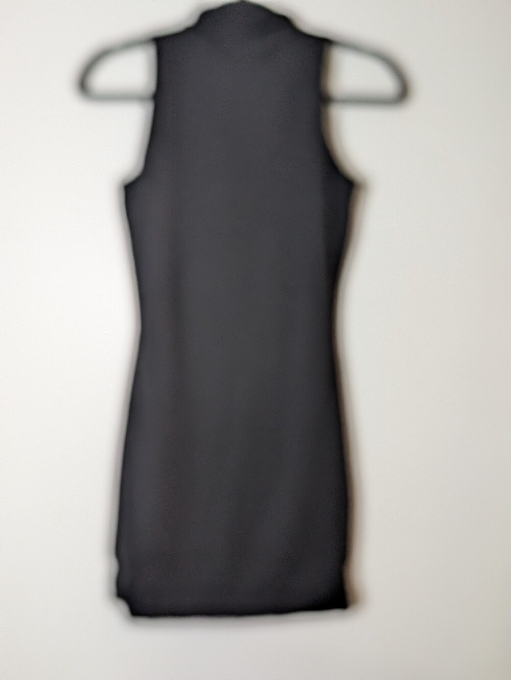 Derek Heart Black Sleeveless Mini Dress with Gold Zip Size S - Picture 5 of 5